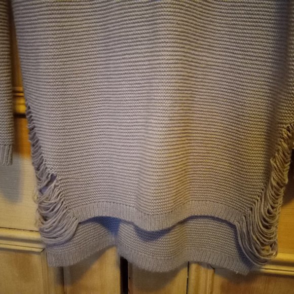 Mocha Brown Knit Extra Long Tunic Length Sweater Size XL (T-328) - Picture 2 of 7